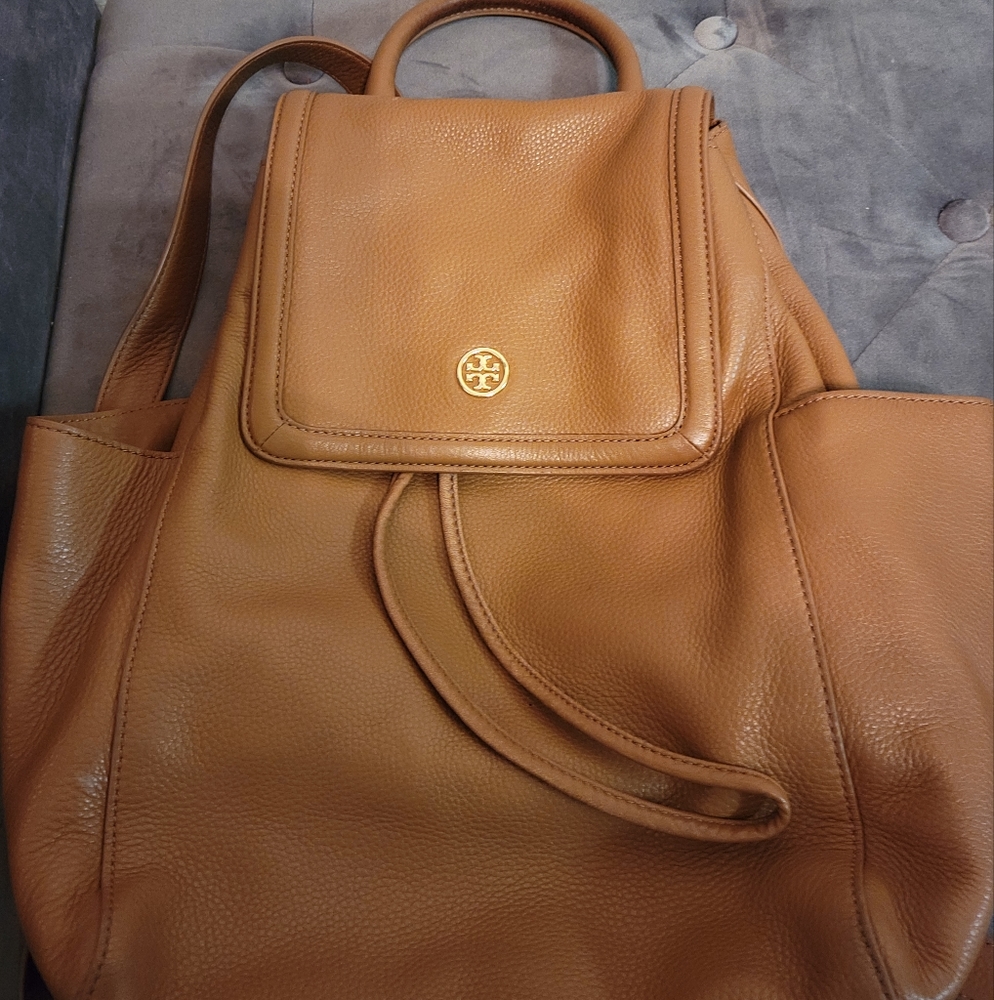 Tory Birch Camel leather back pack. - Picture 12 of 12